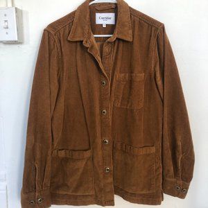 Corridor Corduroy Overshirt - Tobacco Mens Small